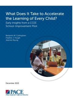 What Does It Take to Accelerate the Learning of Every Child?