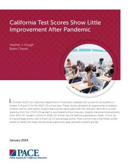 California Test Scores Show Little Improvement After Pandemic