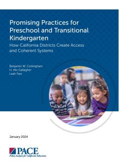 Promising Practices for Preschool and Transitional Kindergarten