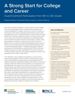 A Strong Start for College and Career