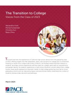 The Transition to College: Voices From the Class of 2023